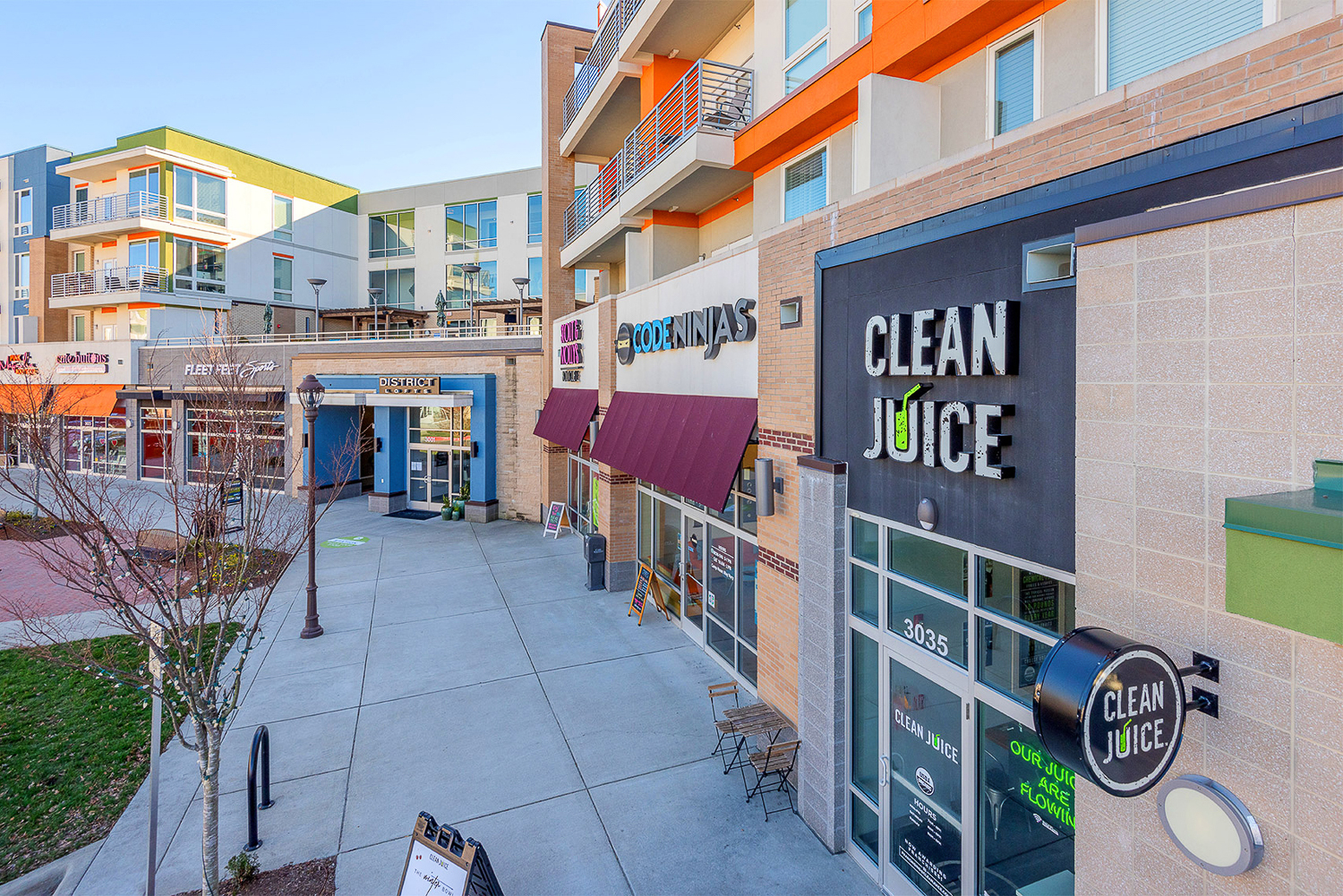 Neighborhood amenities featured near a client's home